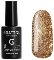 Grattol гель-лак для ногтей Bright Crystal, 9 мл, №01