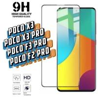 Xiaomi Pocophone F2 Pro/ K30/ X3/ X3 Pro 21D ROBOGLASS Защитное стекло самсунг галакси Противоударное, закалённое, стекло на весь экран (Full Glue)