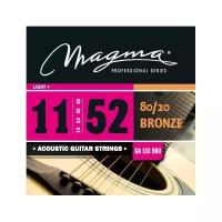 Струны для акустической гитары Magma Strings GA130B80