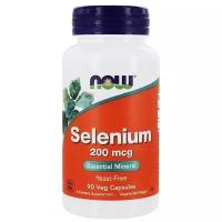 NOW Selenium 200 мкг (90 вегкапсул)