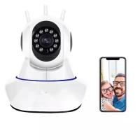 Беспроводная поворотная ip-камера наблюдения Видеоняня WiFi smart net camera