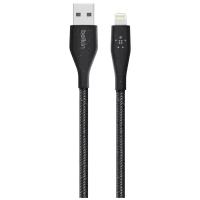 Кабель Belkin DURATEK PLUS, Lightning - USB-A, 1.2м, черный