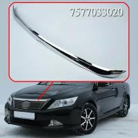 Молдинг на капот для тойота Камри, Хром накладка на капот Toyota Camry V50 2011-2014, 7577033020, дорестайлинг