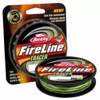 Berkley, Шнур Fireline Tracer Braid 110м, 0.20мм, 19.5кг, Tracer Yellow/Black