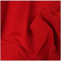 Ткань трикотаж джерси (красный) 70% вискоза, 25% полиамид, 5% эластан, 50 см * 134 см, италия