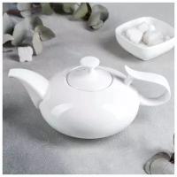 Чайник фарфоровый заварочный Wilmax, 450 мл, цвет белый