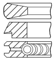 Кольца поршневые ком-кт goetze engine 0811440040