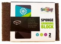 Губка наждачная SunDay Sponge Grinding Block 2 шт