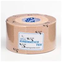 Кинезио тейп Spol Tape 3.75 см x 5 м, бежевый