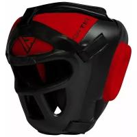 Боксерский шлем Rdx hgx-t1 Grill red