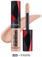 L'OREAL Консилер для лица Infaillible стойкий мультифункциональный, 11 мл, 323 Fawn