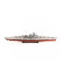 Сборная деревянная модель корабля с вооружением, Линкор Бисмарк, Amati (Италия), Масштаб 1:200