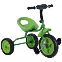 Детский трехколесный велосипед с родительской ручкой зеленый