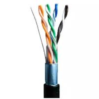 Кабель для компьютерных сетей CADENA LAN PRO FTP4- CAT5e (24 AWG) медный, внешний, черный, 305 м