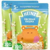 Каша Heinz молочная овсяная, с 5 месяцев, 200 г