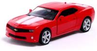 Металлический транспорт Автоград Машина металлическая CHEVROLET CAMARO, 1:32, открываются двери, инерция, цвет красный