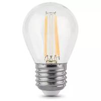 Светодиодная лампа Gauss LED Filament Globe E27 5W 2700K