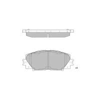 SANGSIN колодки тормозные ПЕР SP1377