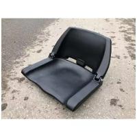 Кресло сиденье пластиковое складное черное в лодку катер Сиденье №5 Gorilla Trailer