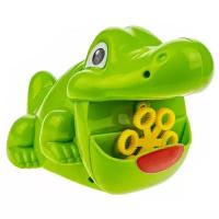 Машина для мыльных пузырей 1 Toy Мы-Шарики! Крокодил, 118 мл Т19909 зеленый