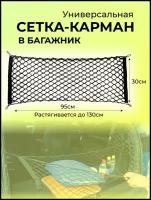 Багажная двухслойная сетка-карман, органайзер в автомобиль