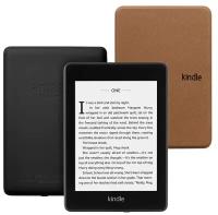 Электронная книга Amazon Kindle Paperwhite 2018 8Gb Ad-Supported Black + Чехол UltraSlim коричневый