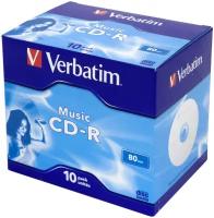 Диск CD-R Verbatim 700Mb 16x Jewel case (10шт) (43365)