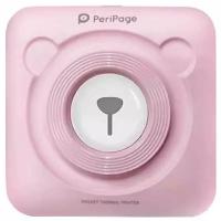 Мини термопринтер PeriPage A6, розовый