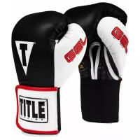 Перчатки боксерские TITLE GEL World Elastic Training Gloves, 16 унций, красные