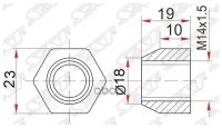 Гайка Колесная Rr Rh Toyota Dyna/Toyoace G15/Hiace 85-95 Sat арт. ST-90942-01004