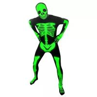 Морф-костюм Скелет (светится в темноте) (6455) 165-180 см