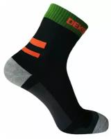 Водонепроницаемые носки Dexshell Running Socks черно-оранжевые