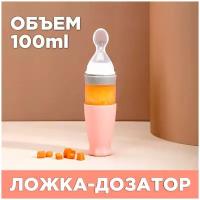 Mi sol / Ложка-дозатор для кормления малыша 100ml / Ложка дозатор для введения первого прикорма