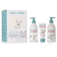 LivDelano Подарочный набор Happy Baby с первых дней Шампунь, гель-пенка, крем универсальный 700 гр