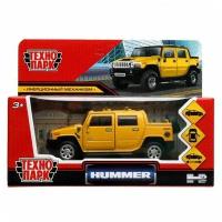 Машина металл HUMMER H2 PICKUP длина 12 см, желтый (HUM2PICKUP-12-YE)