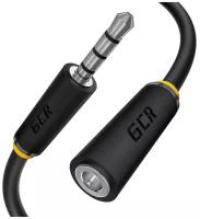 Greenconnect jack 3,5mm (m) - jack 3,5mm (f) 3.5 0.15м черный