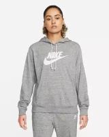 Худи Nike женский, модель: DM6388063, цвет: серый, размер: XS