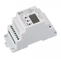 Конвертер SMART-K37-DMX (12-24V, SPI, DIN, 2.4G) (Arlight, Металл)