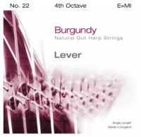 Струна E4 для арфы Bow Brand Lever Burgundy LB-22E4