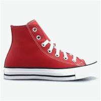 Кеды Converse Chuck Taylor All Star 172698 кожаные высокие красные (35)