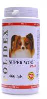 Витамины Polidex Super Wool plus для собак, 500 таб. х 1 уп