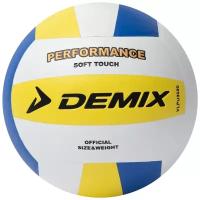 Мяч волейбольный Demix Volley ball, 5 размер; синий, желтый