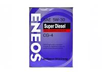 Масло моторное полусинтетическое ENEOS SUPER DIESEL CG-4 5W30 4л OIL1333