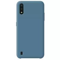 Чехол Deppa Liquid Silicone Case для Samsung Galaxy A01 (2020), синий