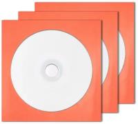 Диск DVD-R CMC 4,7Gb 16x Printable в бумажном конверте с окном, красный, 3 шт