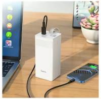 Внешний аккумулятор 50000mAh 2USB 3.0A 22.5W Li-pol батарея Hoco J86A Powermaster (White)