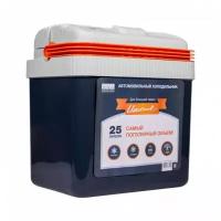 Холодильник автомобильный Camping World Unicool 25L (цвет - тёмно-синий с белым и оранжевым)