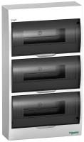 Шкаф навесной Schneider Electric Easy9 на 36 модулей (3x12) с прозрачной дверью с клемниками N+PE