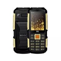 Телефон BQ 2430 Tank Power Black Gold