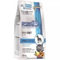 Сухой корм для собак Forza10 Diet Maxi при чувствительном пищеварении, гипоаллергенный, рыба 12 кг (для средних и крупных пород)